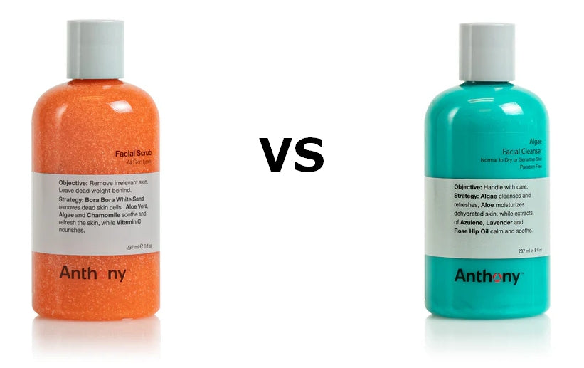 Facial Scrub Vs Facial Cleanser
