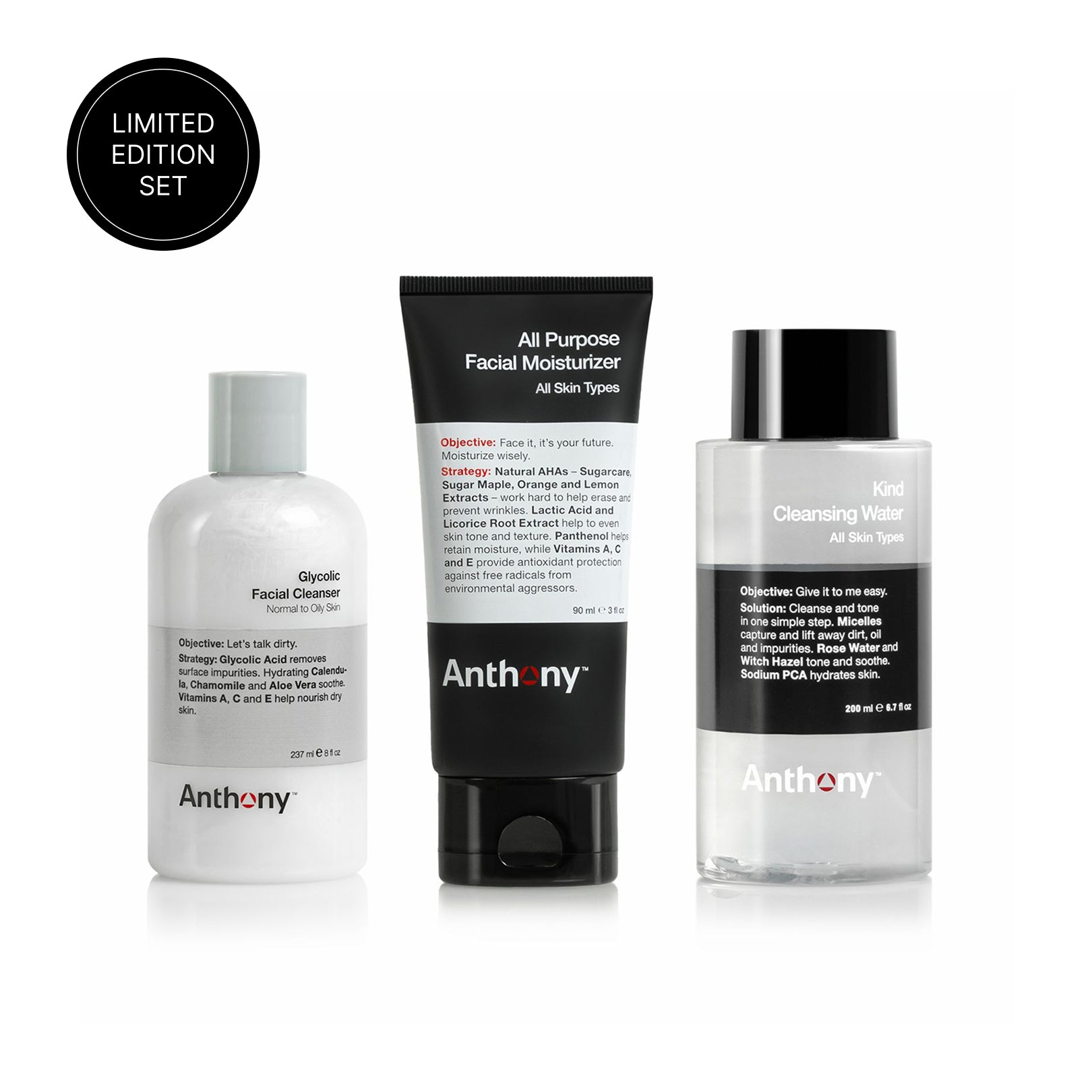 
                  
                    Back To Basics Set with Dopp Bag ($110 value)
                  
                