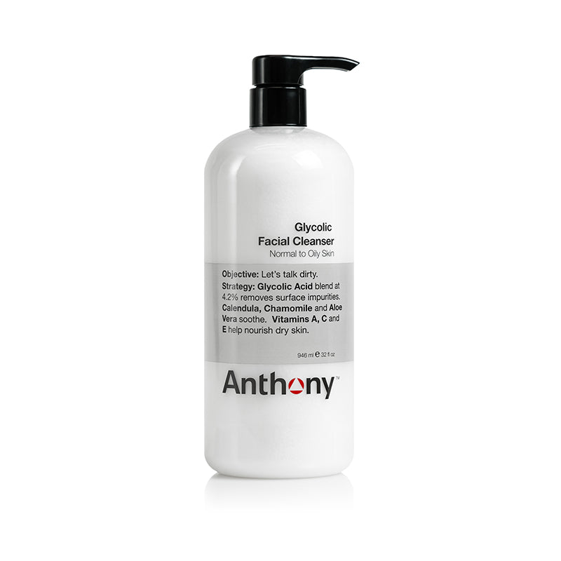 Glycolic Acid Facial Cleanser 4.2%  Sulfate-free Face wash - Anthony  Skincare For Men