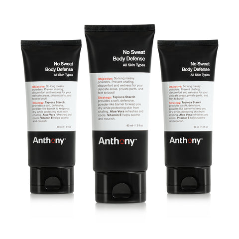 No Sweat Body Defense 3-Pack ($66 Value)
